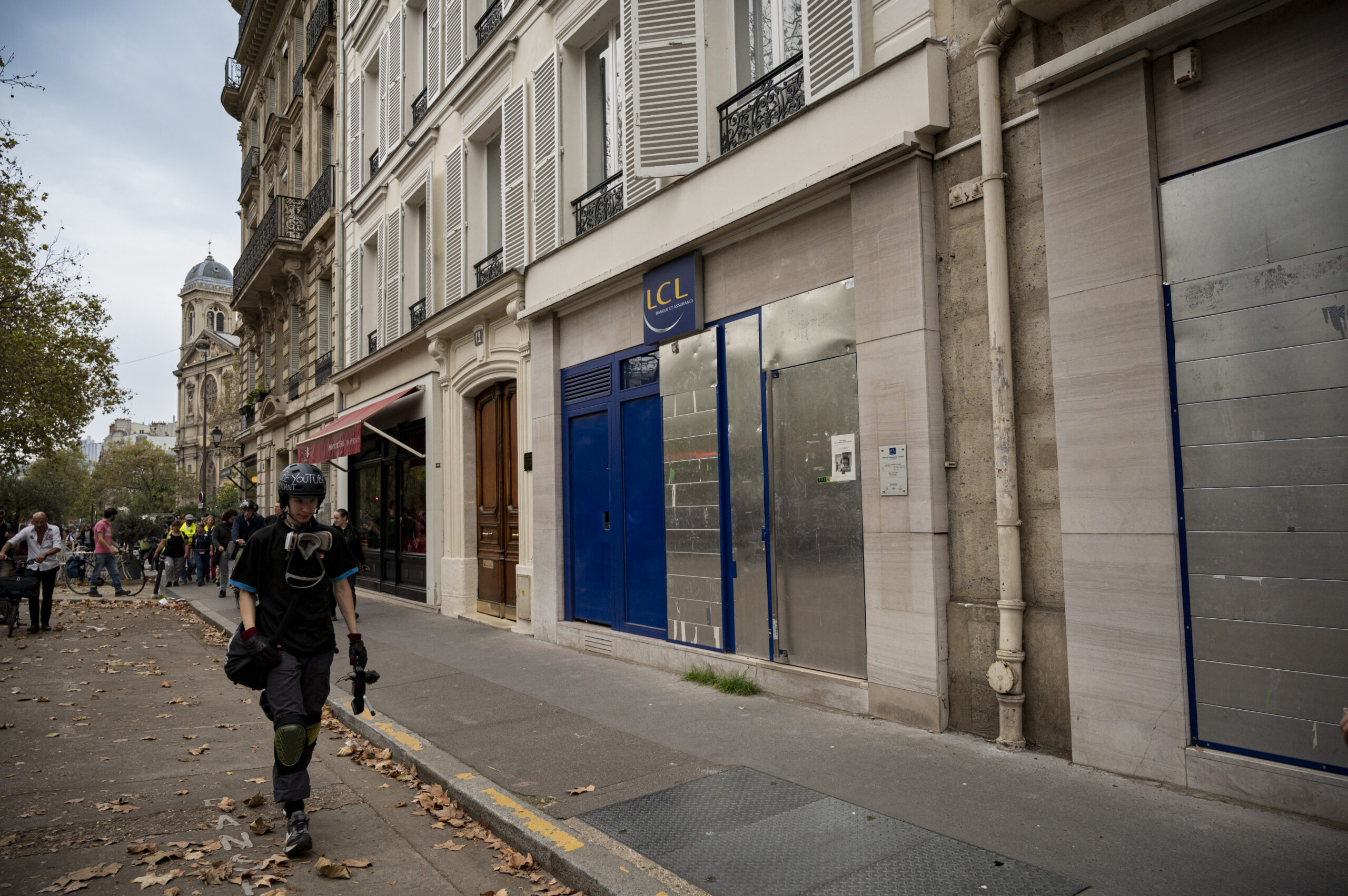 Peaceful Protest against French Government