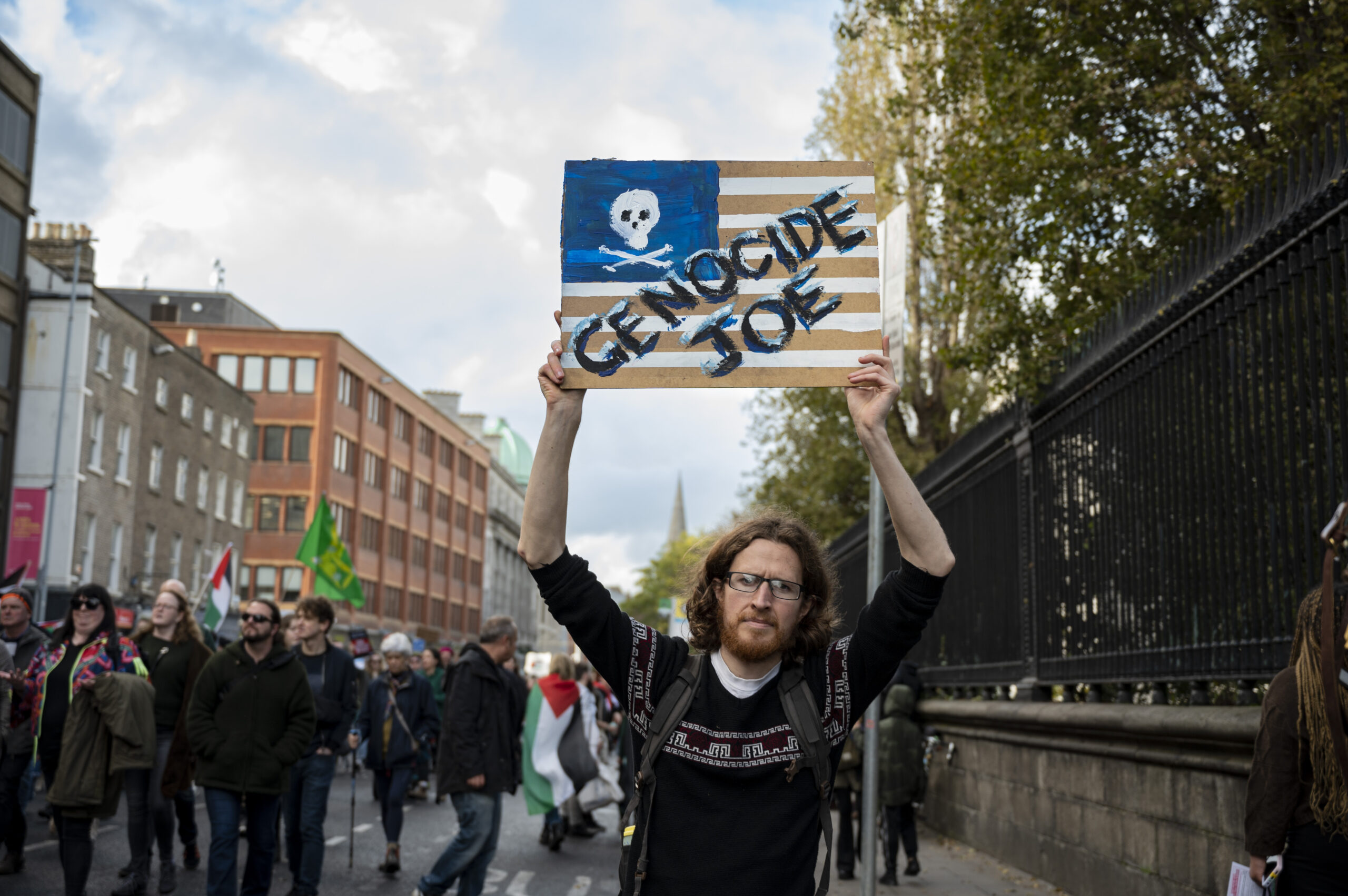 Rally to the US Embassy in Ireland for Ceasafire in Gaza