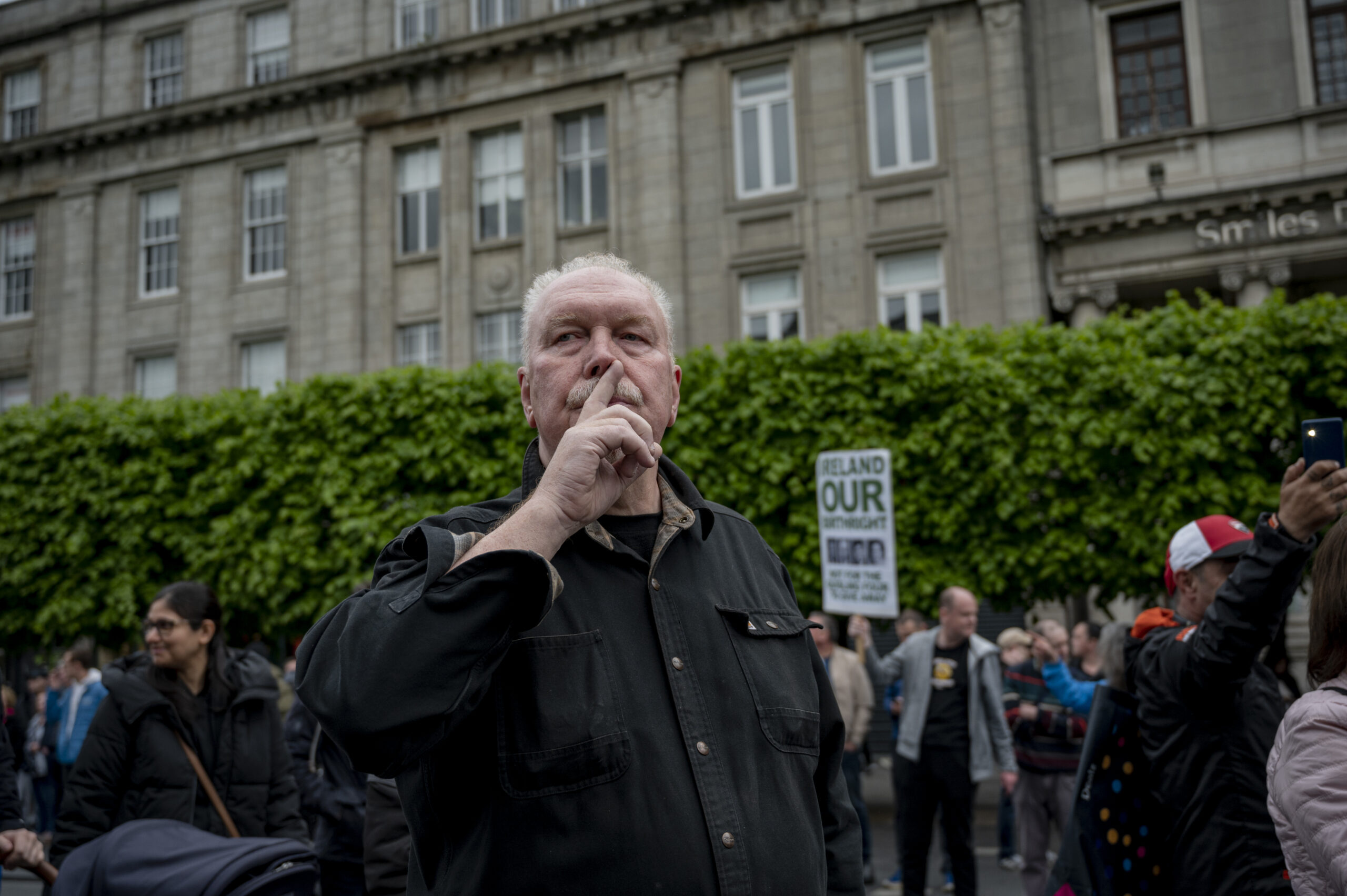 Irish far-right protest on May 6th 2024